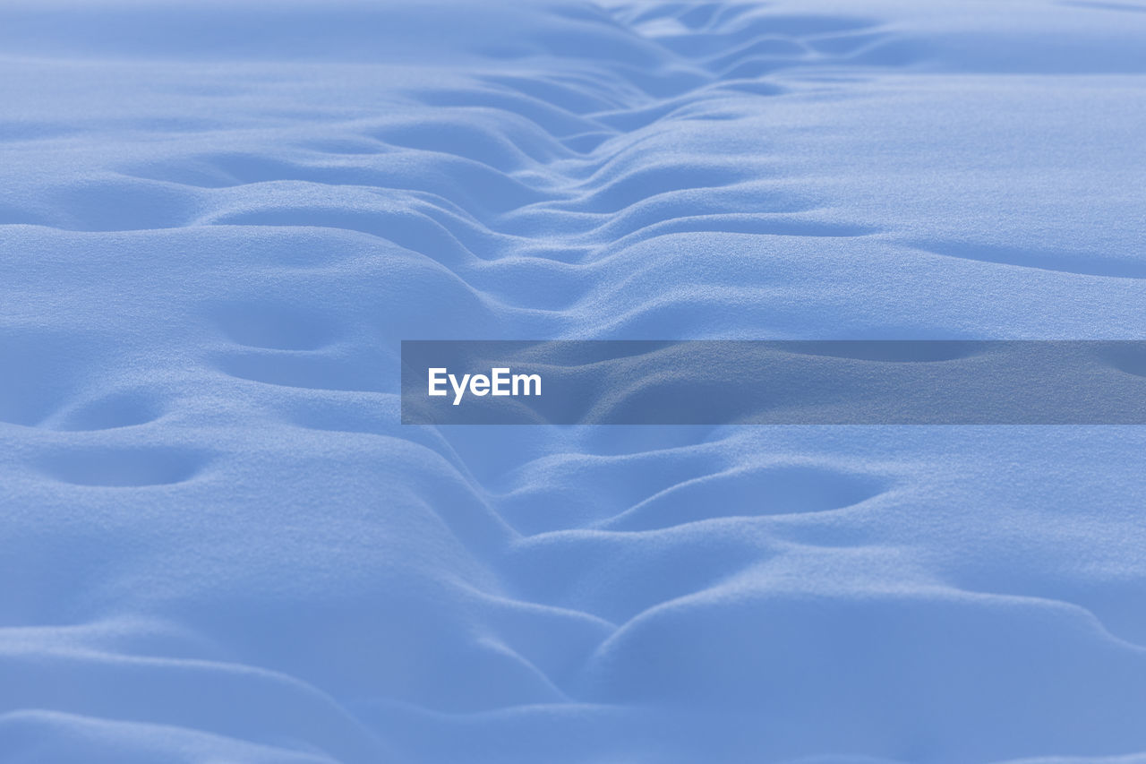 azure, blue, no people, backgrounds, full frame, wave, snow, nature, pattern, cold temperature, winter, beauty in nature, environment, ice, land, scenics - nature, tranquility, landscape, freezing, day, cloud, water, outdoors, sky, textured