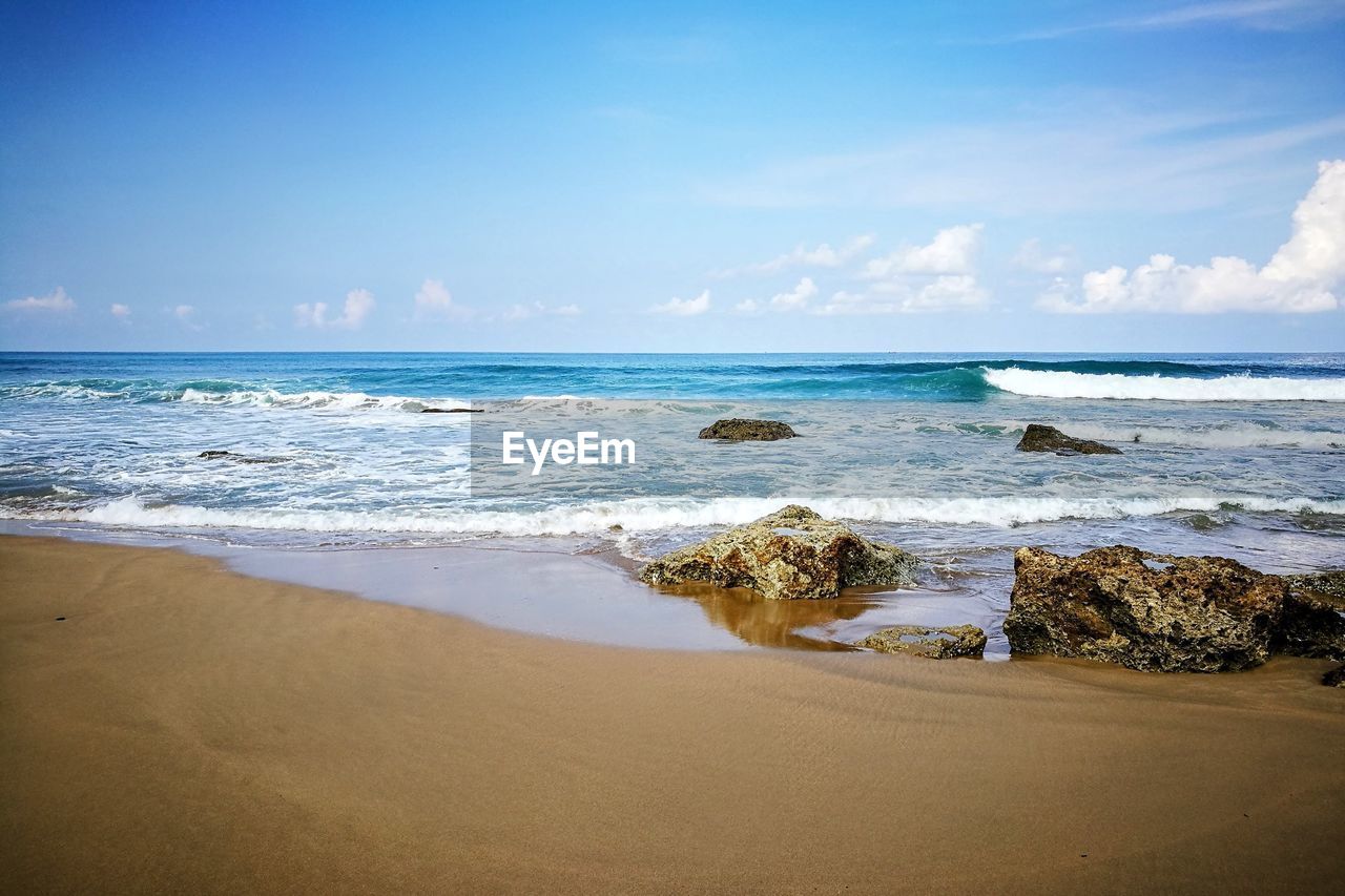 VIEW OF BEACH AGAINST SKY