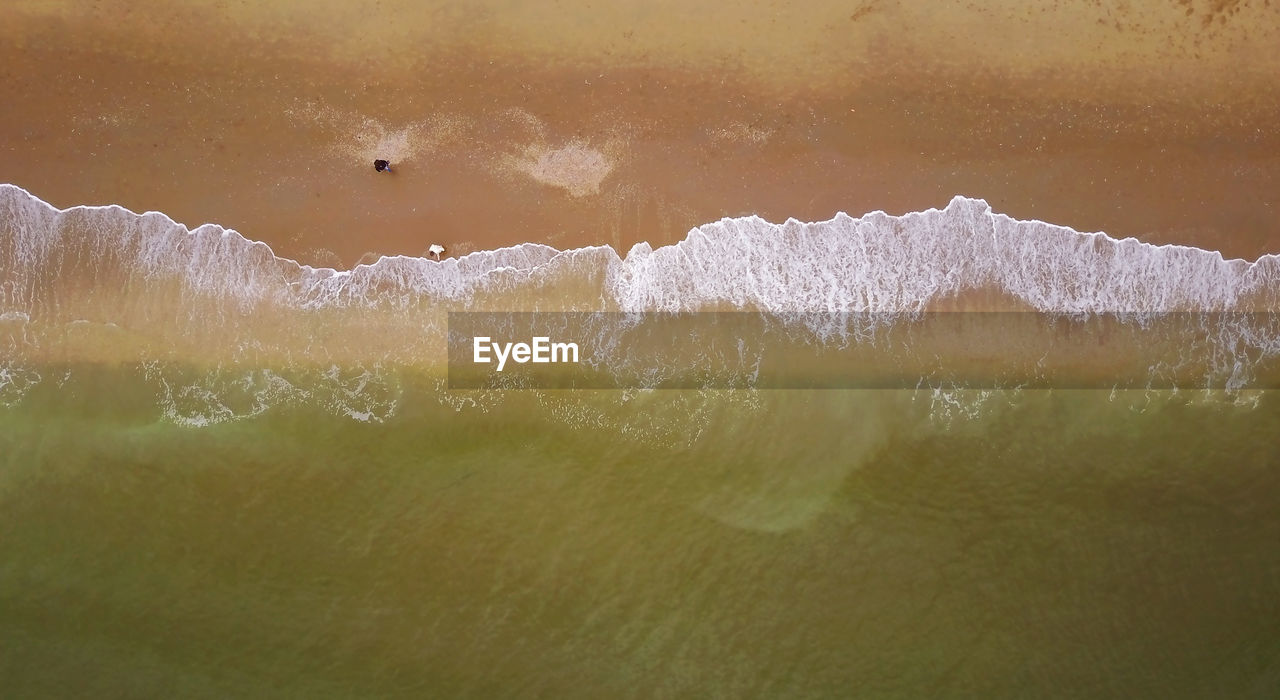 Drone view of sea