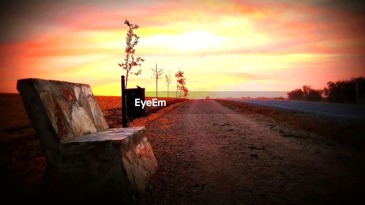 ROAD BY TREE AGAINST SKY