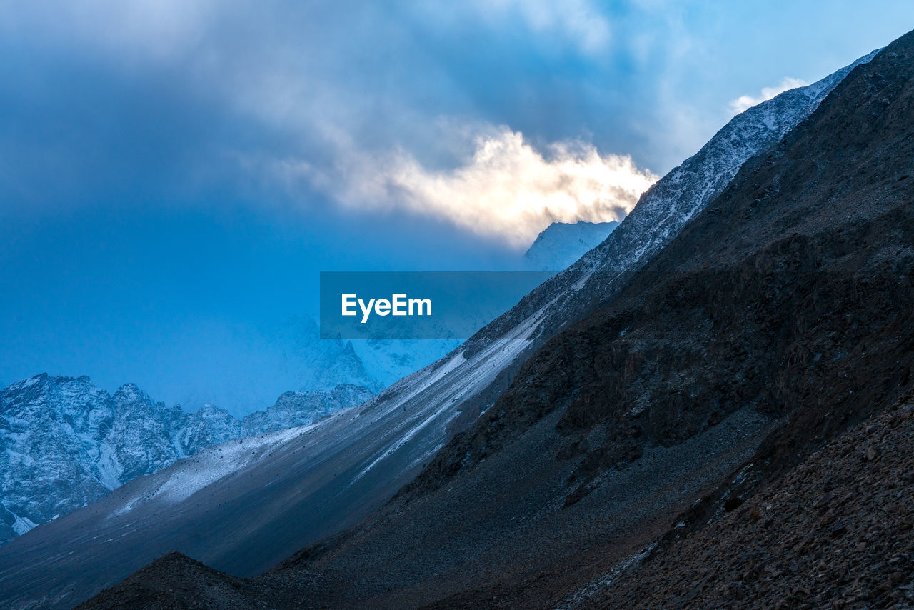 Unpredictable ii passu glacier pakistan