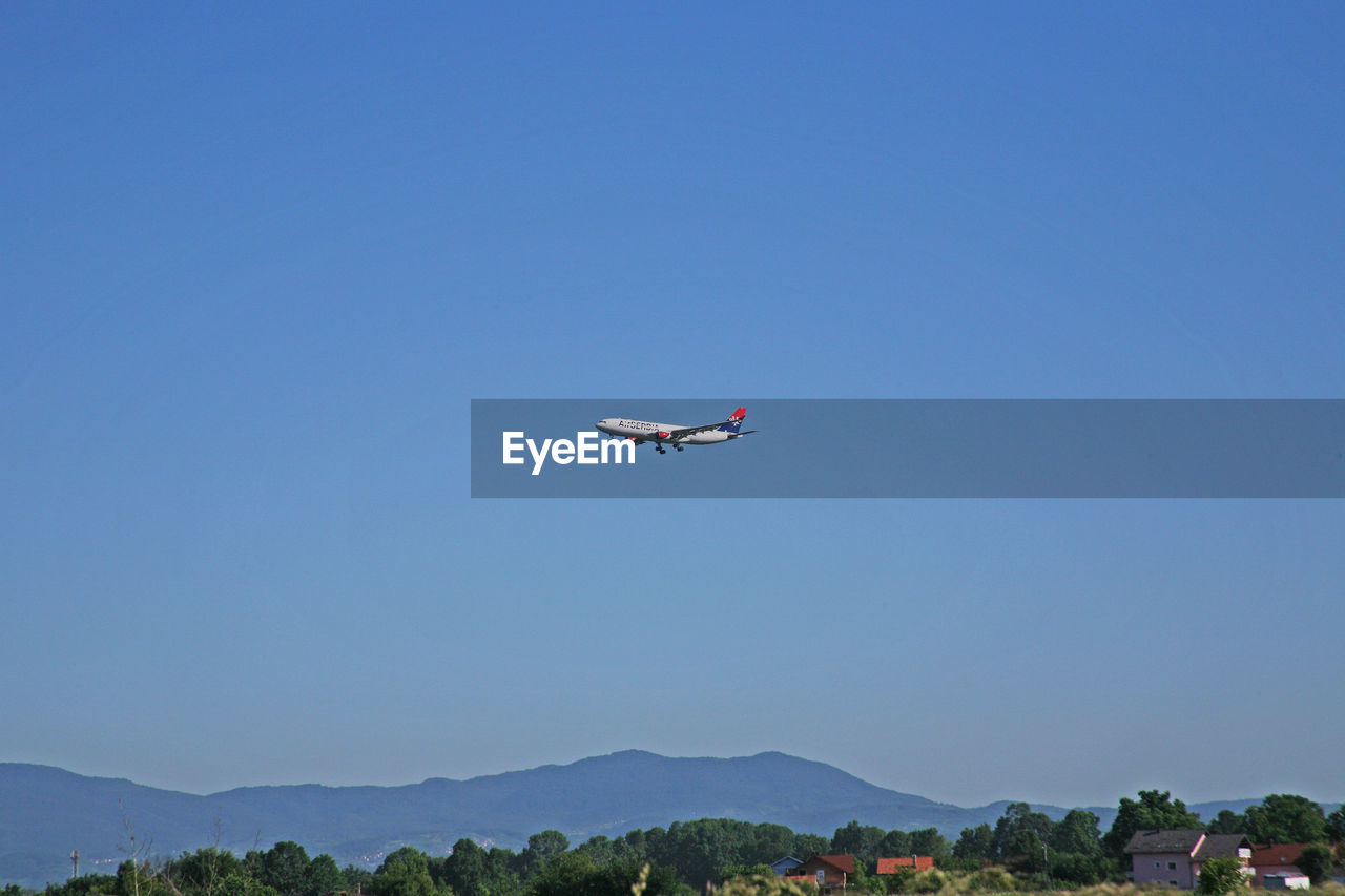 VIEW OF TRAIN AGAINST CLEAR SKY