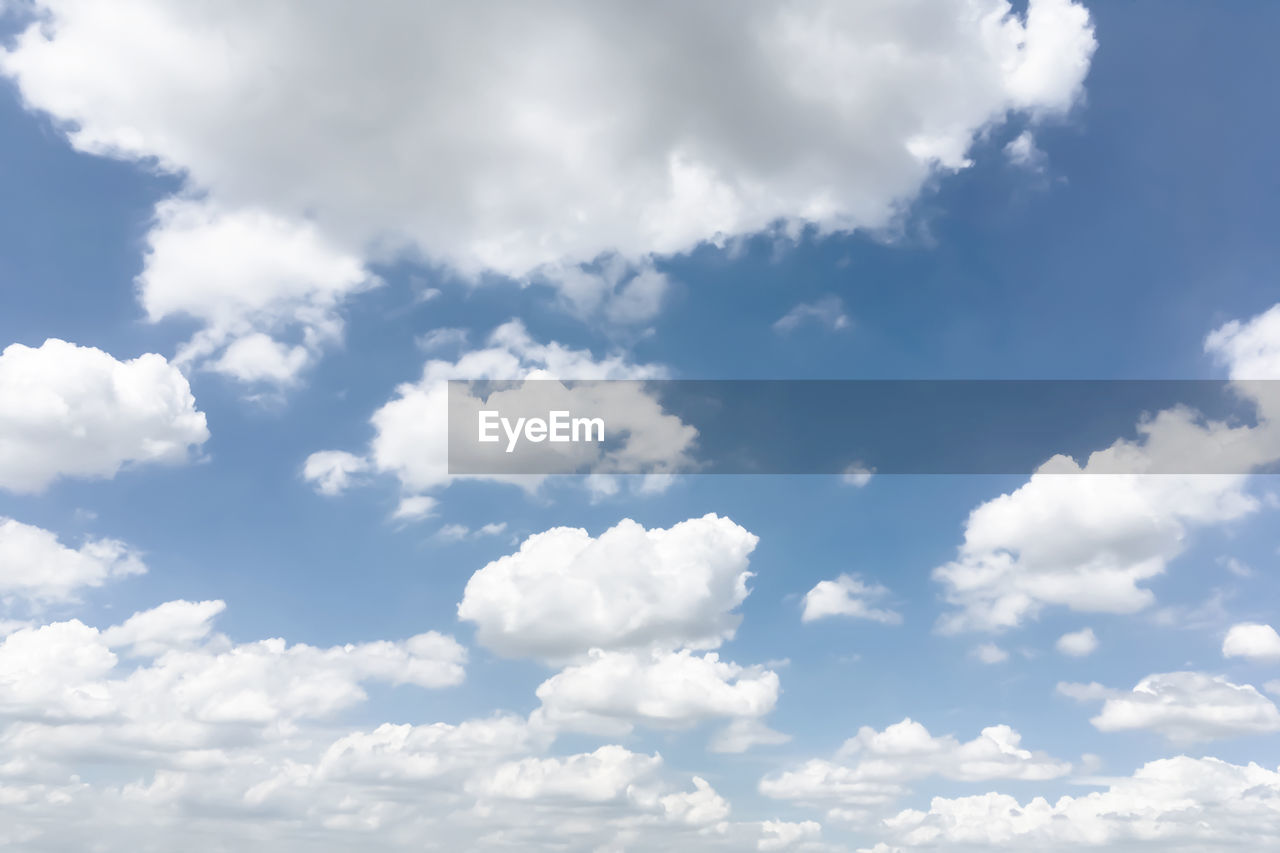 Low angle view of clouds in sky