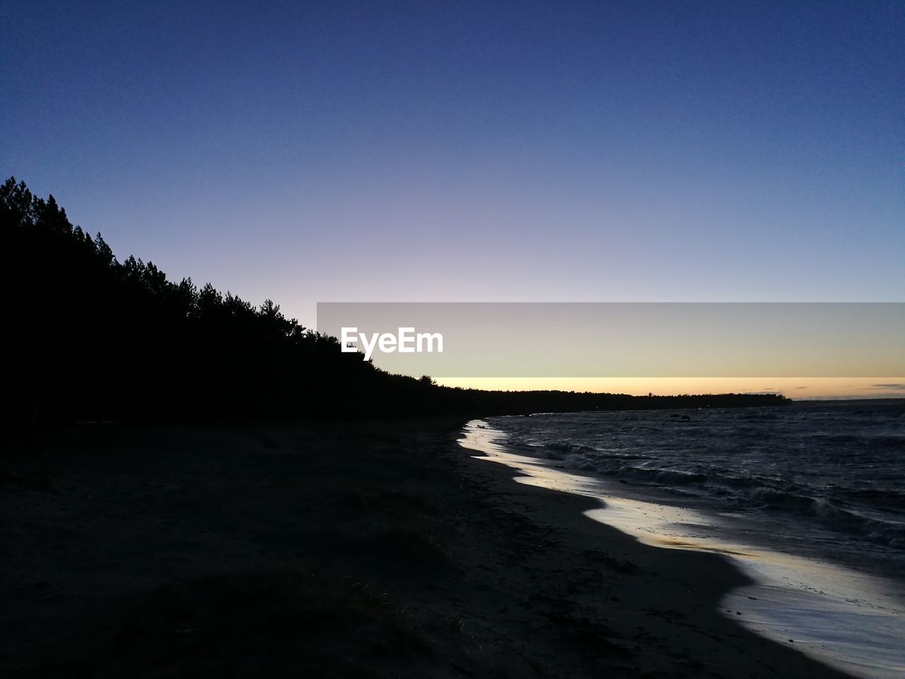 SCENIC VIEW OF BEACH AGAINST CLEAR SKY