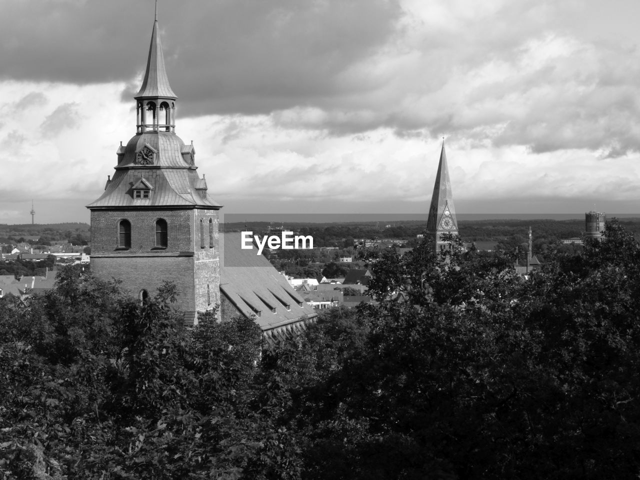 CHURCH AGAINST SKY