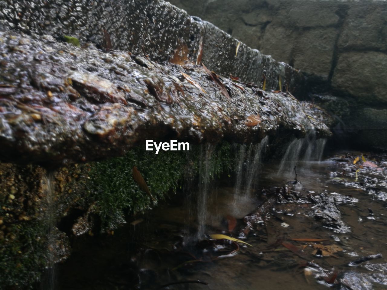 PANORAMIC VIEW OF WATERFALL