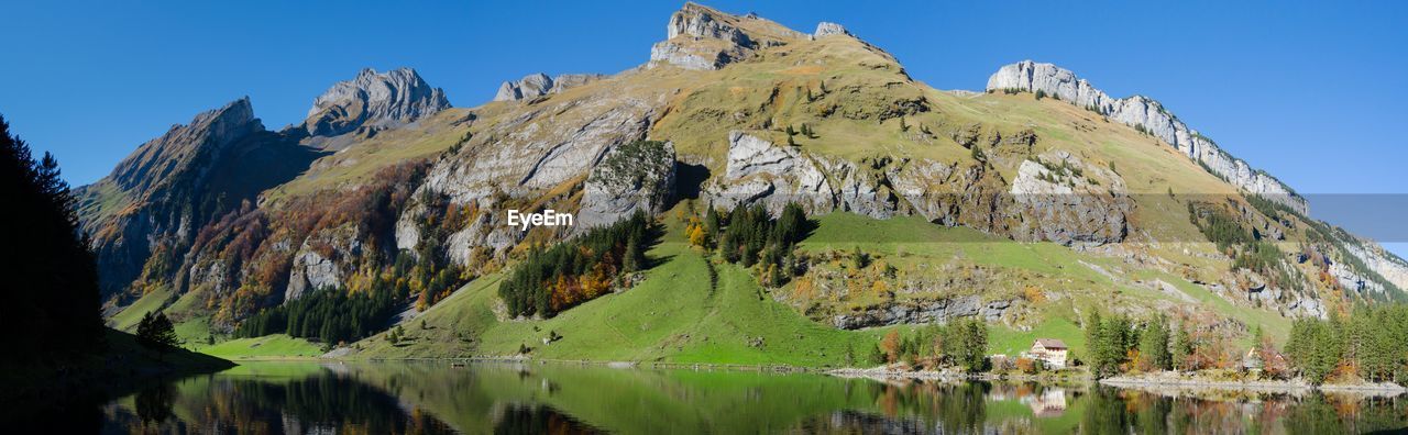 Ebenalp in autumn in switzerland