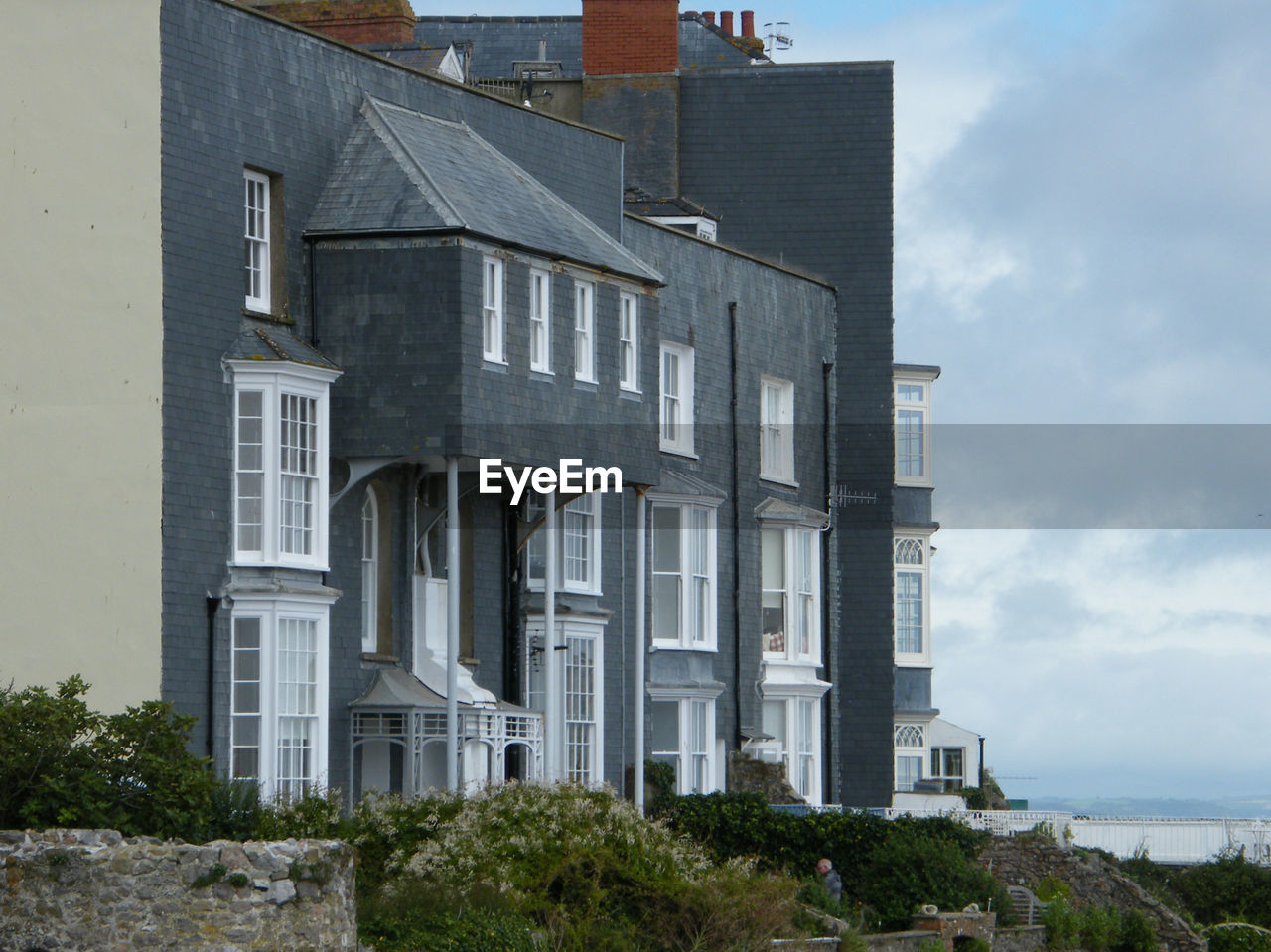 BUILDINGS AGAINST SKY