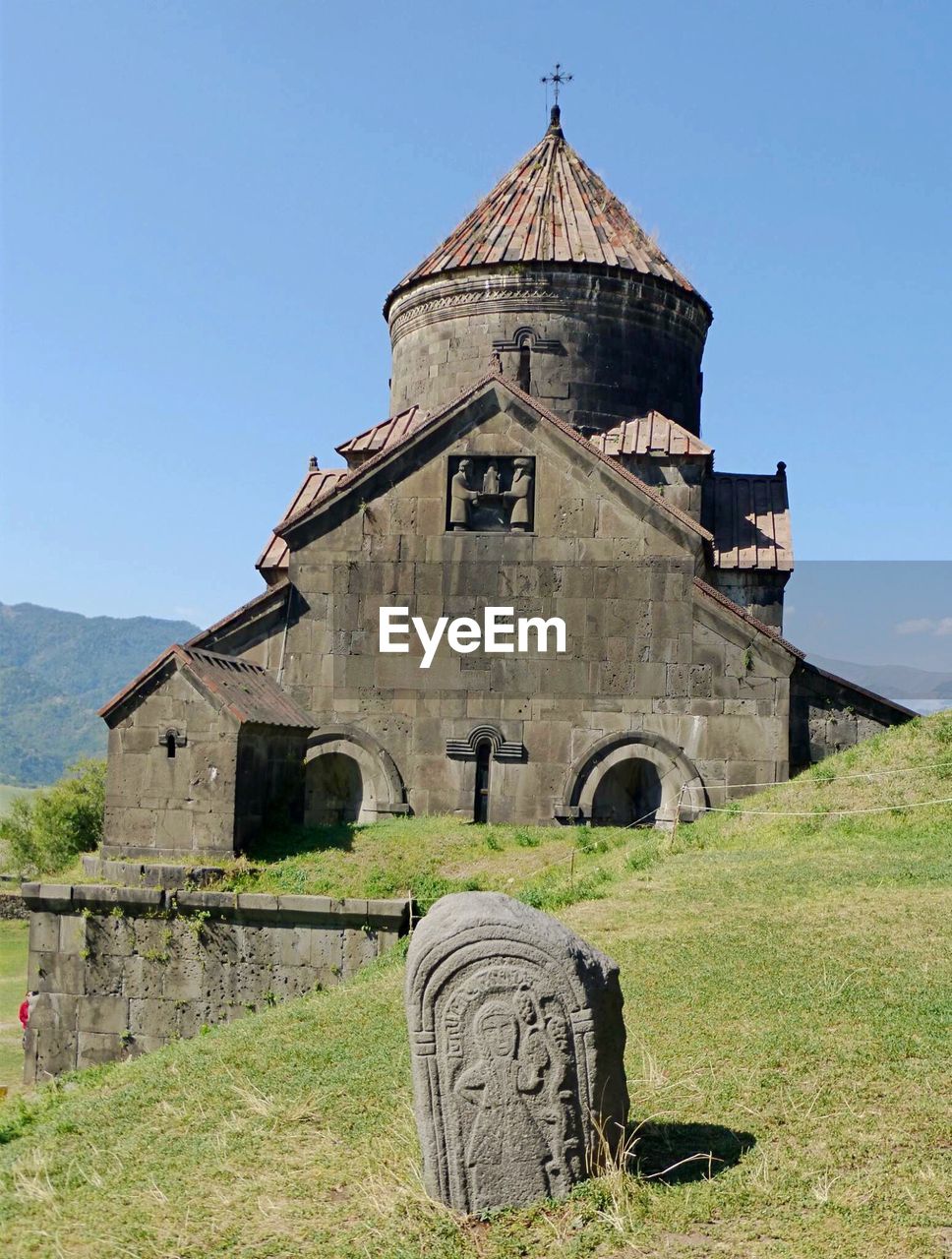 VIEW OF CATHEDRAL AGAINST CLEAR SKY