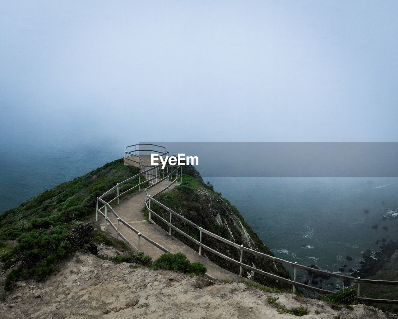 Scenic view of bridge against sky