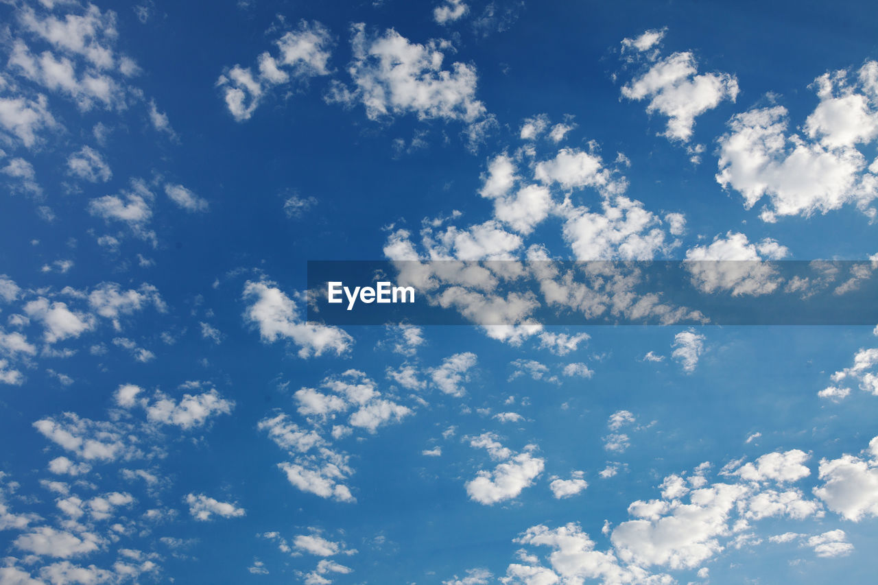 LOW ANGLE VIEW OF BLUE SKY