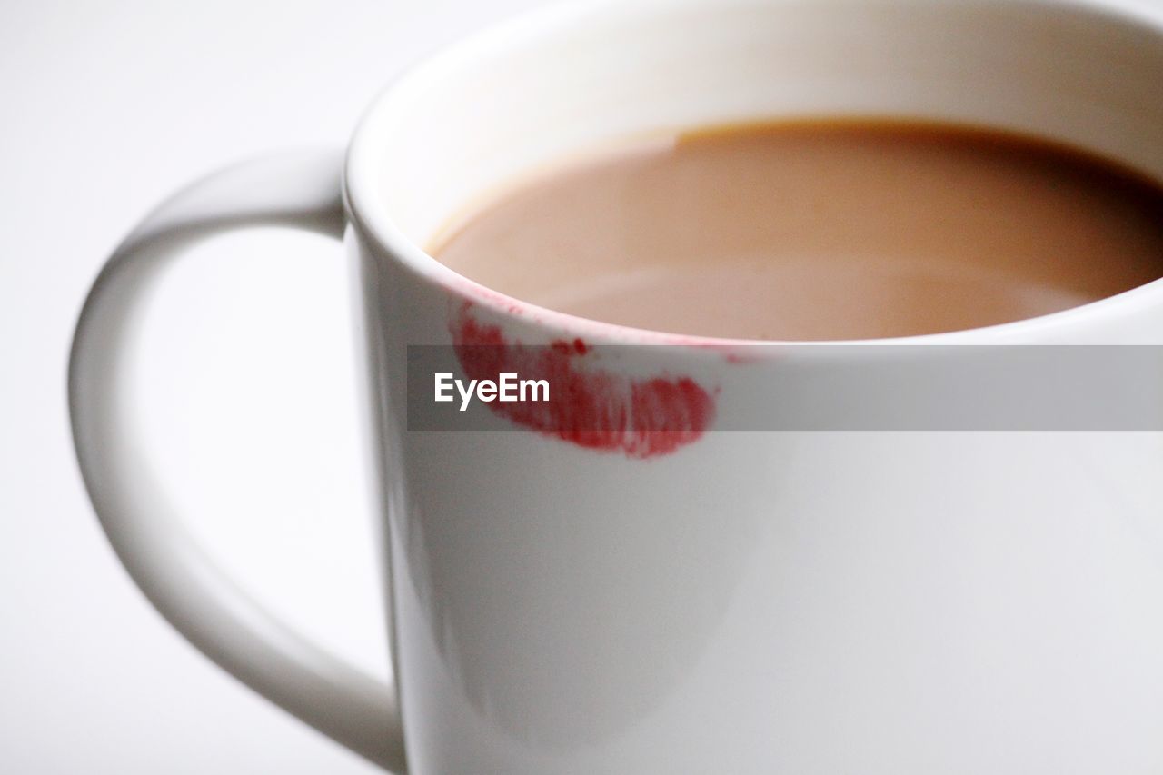 CLOSE-UP OF COFFEE CUP WITH SPOON