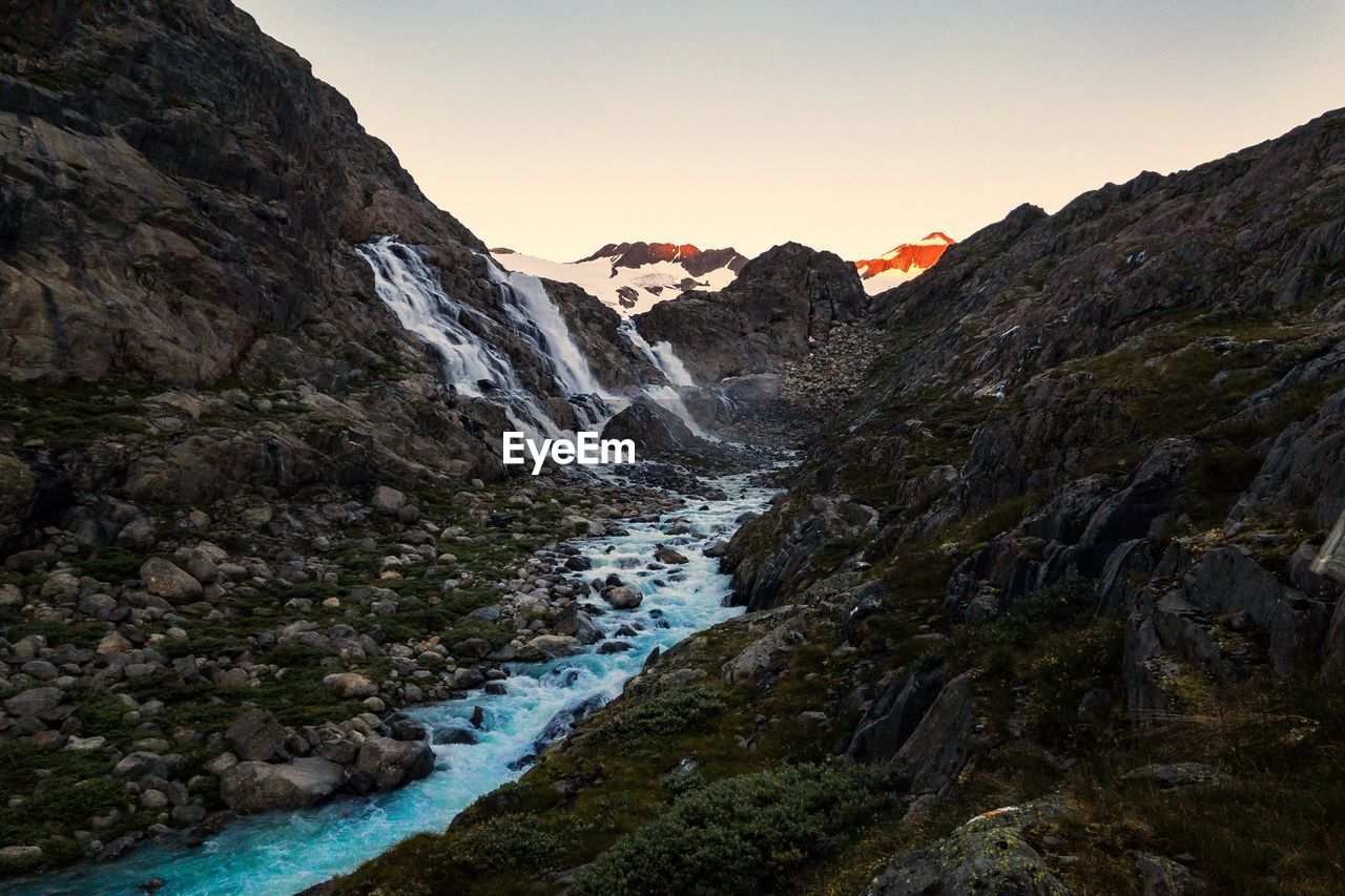 SCENIC VIEW OF WATERFALL