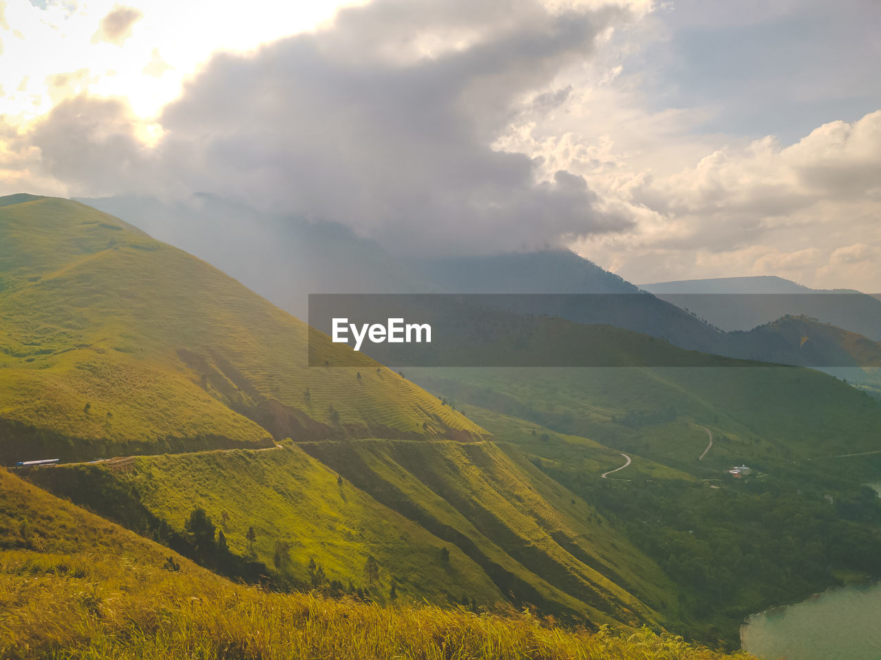 Scenic view of landscape against sky