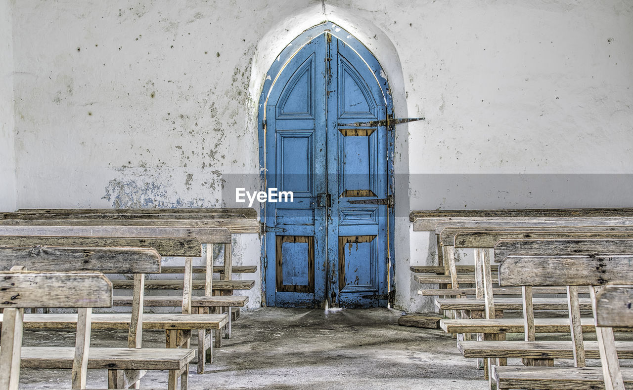 Interior of an old church