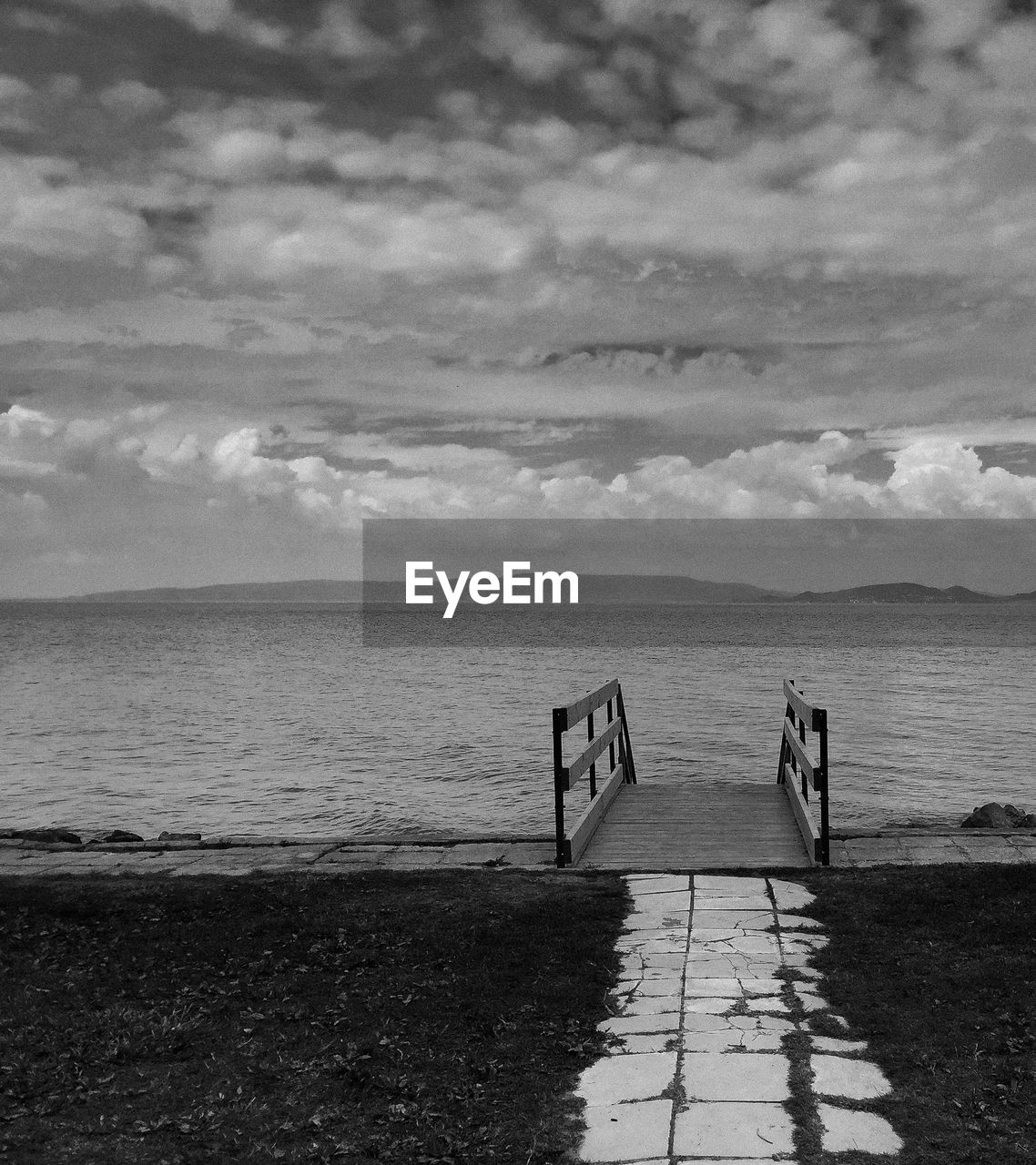 Scenic view of calm sea against sky