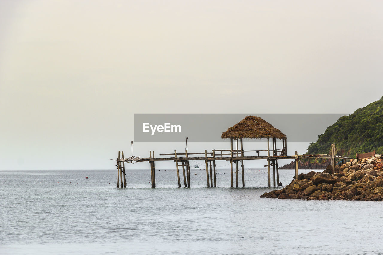 Talu island pier prachuap khiri khan, thailand