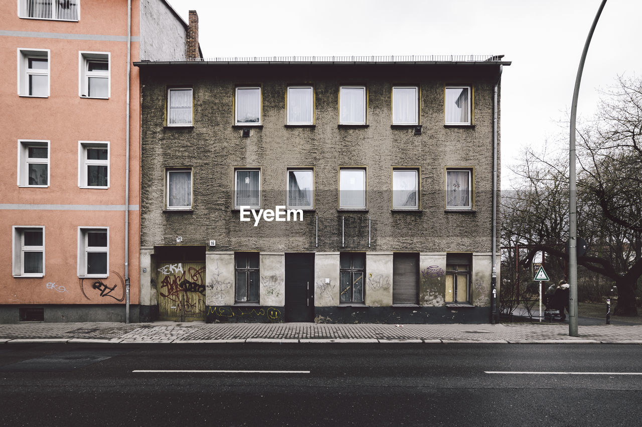 Building with buildings in background