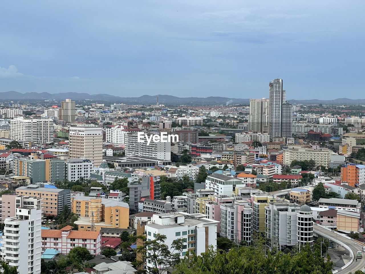 Cityscape against sky