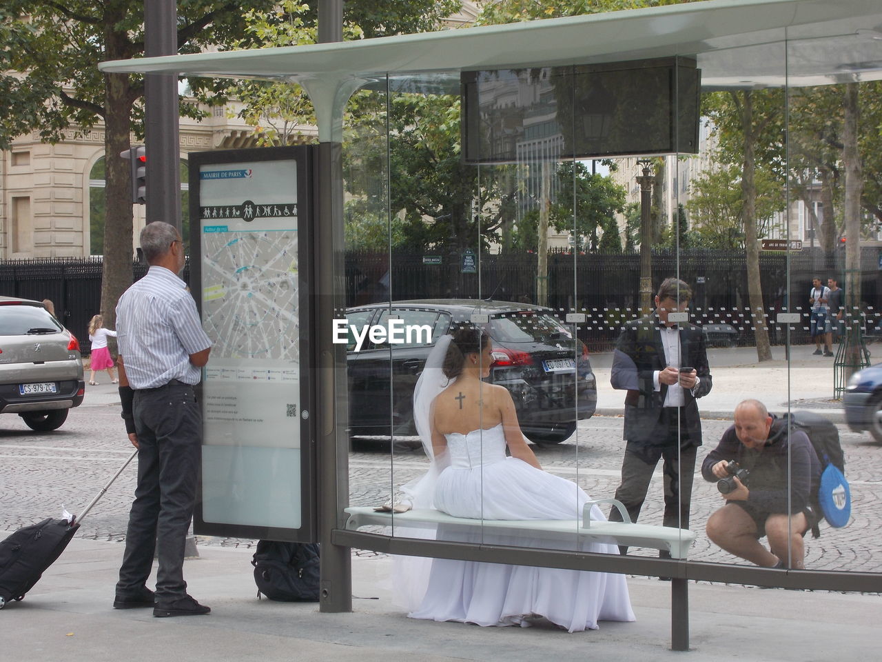 TWO PEOPLE ON STREET