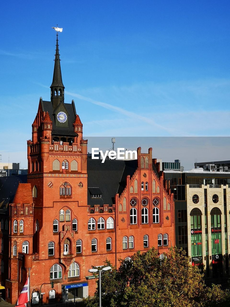 View of buildings in city