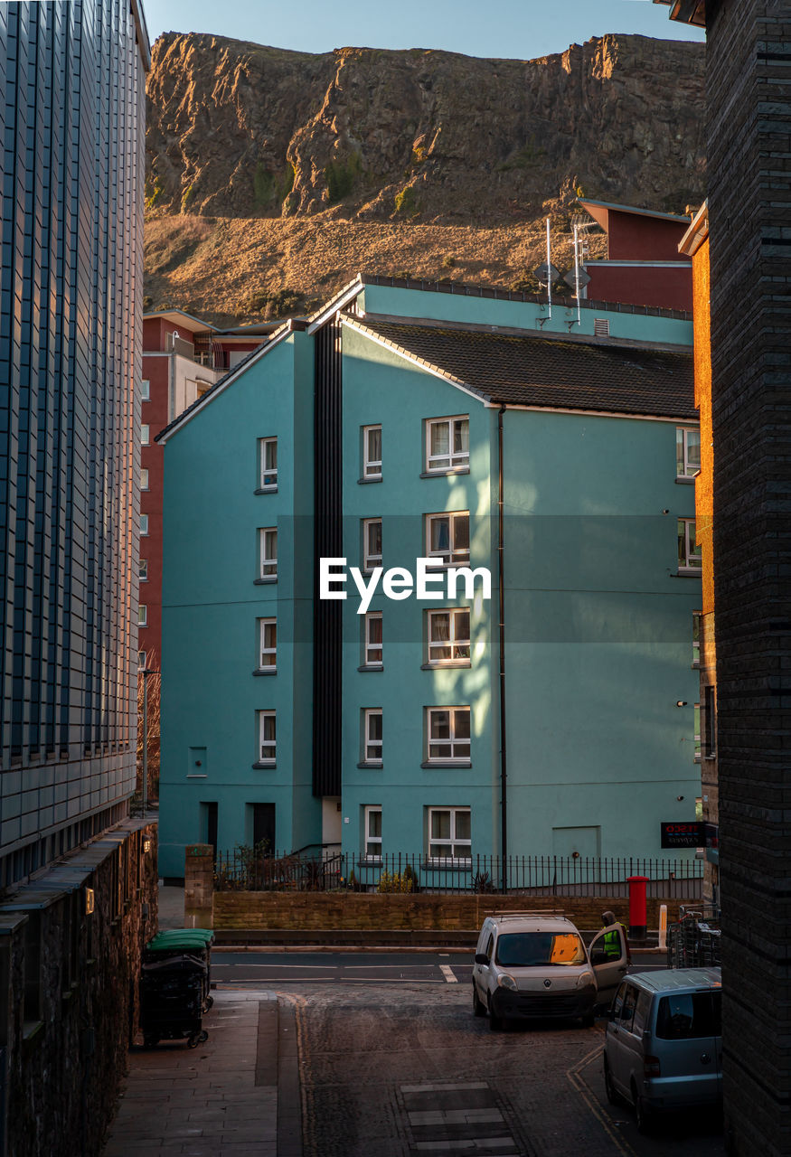 buildings in city against sky