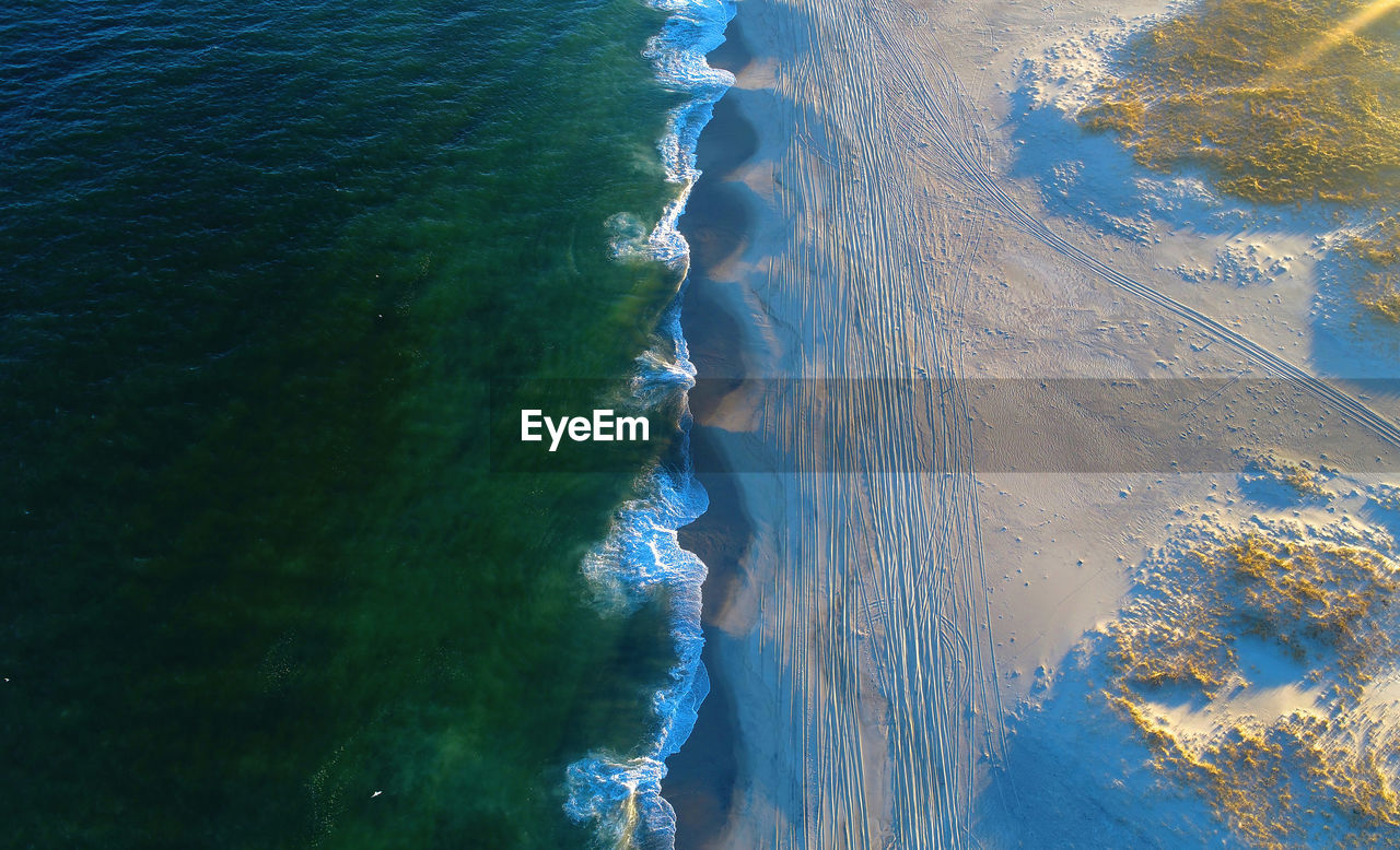 high angle view of water