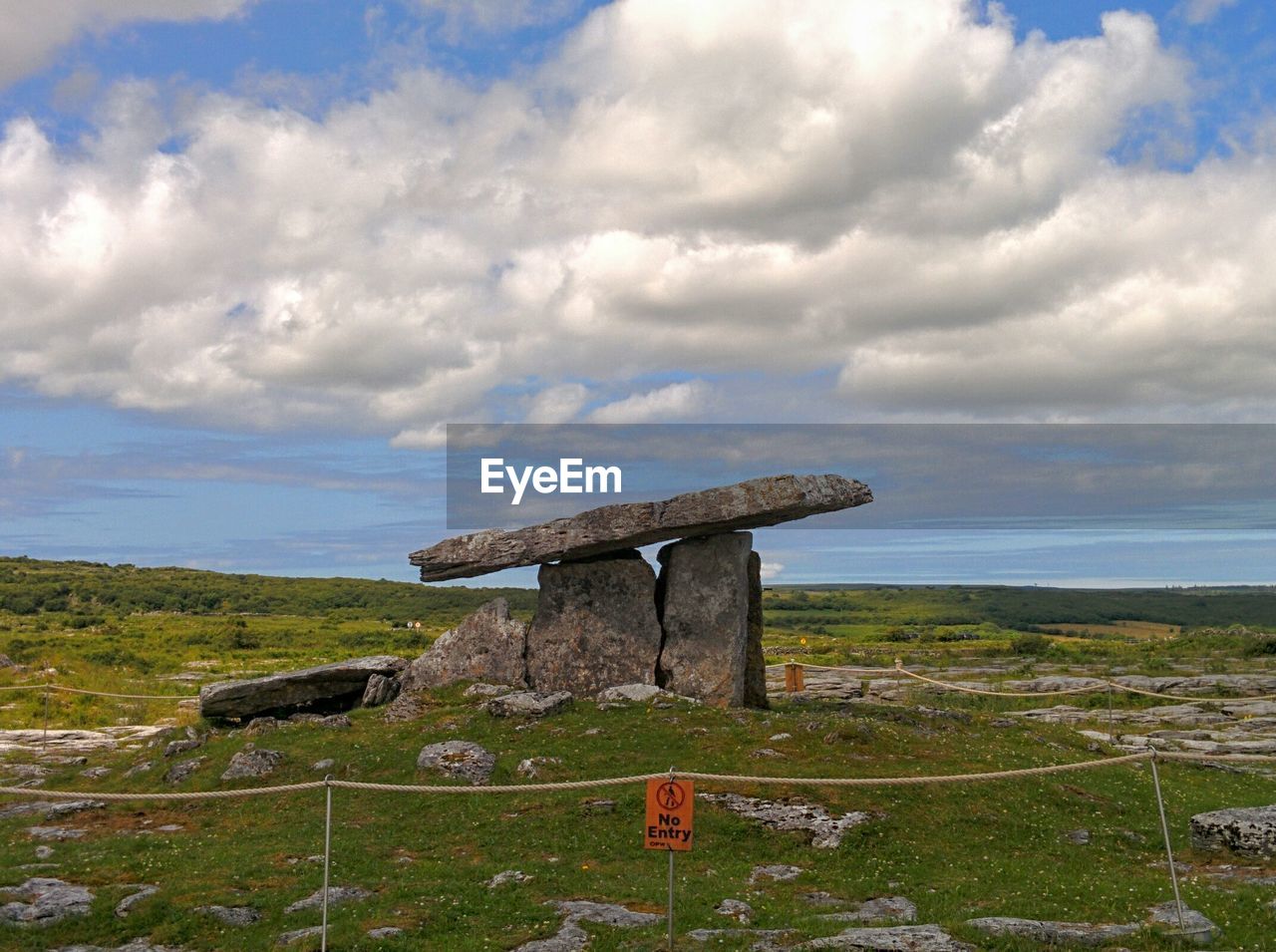 VIEW OF LANDSCAPE AGAINST CLOUDY SKY