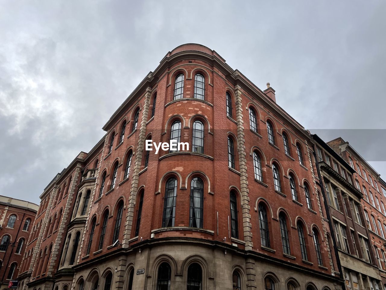 Low angle view of building against sky