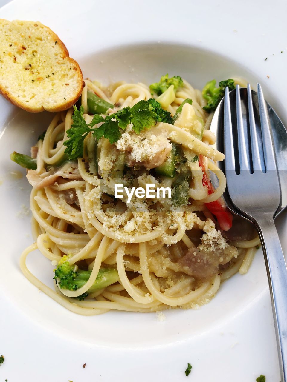 CLOSE-UP OF MEAL SERVED IN PLATE