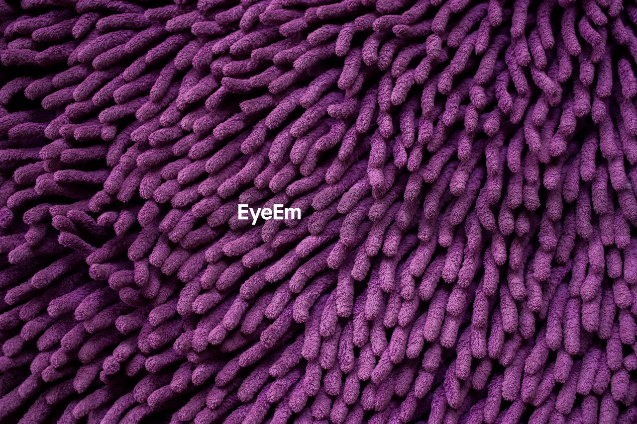 Full frame shot of purple carpet