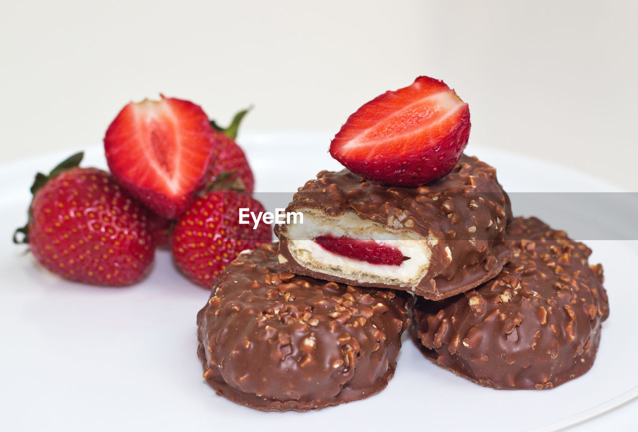 Close-up of chocolate cake