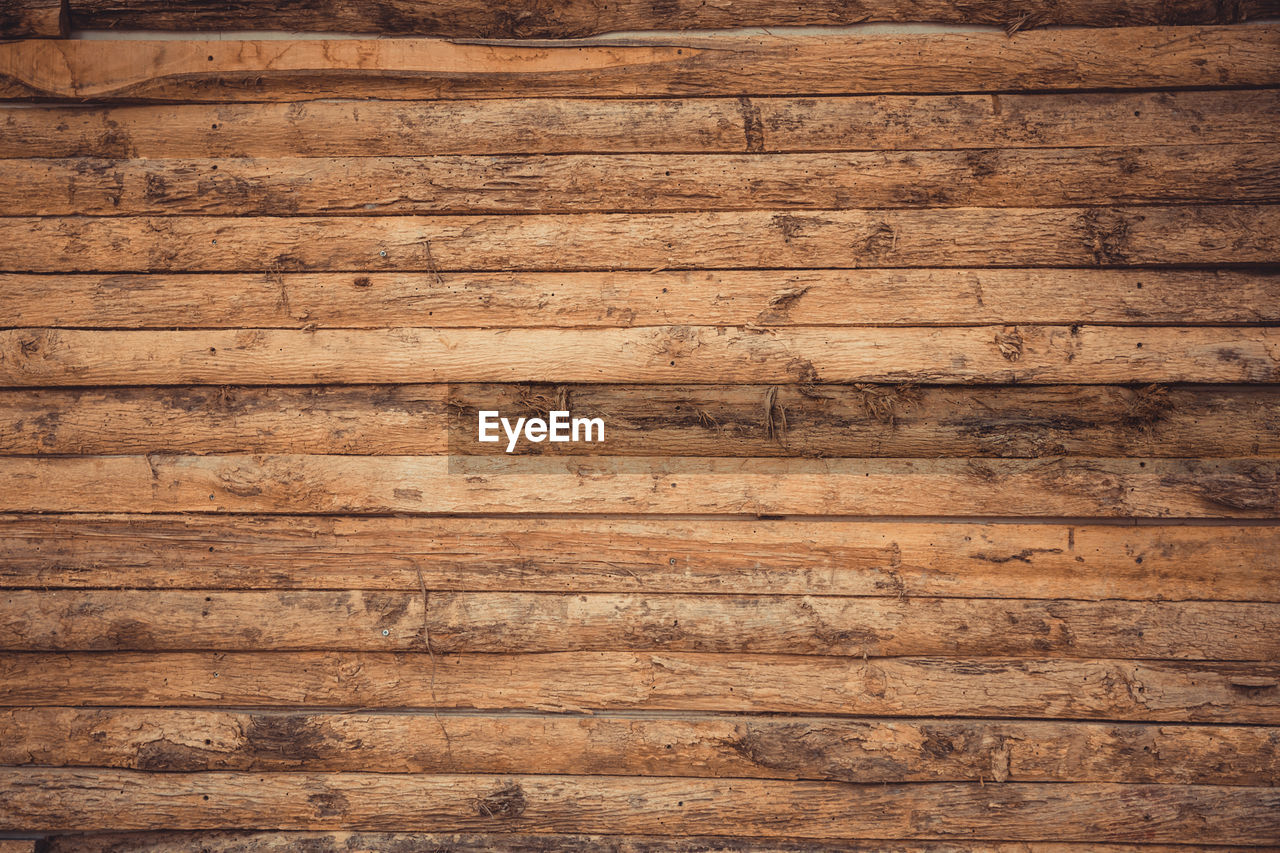 Full frame shot of wooden wall