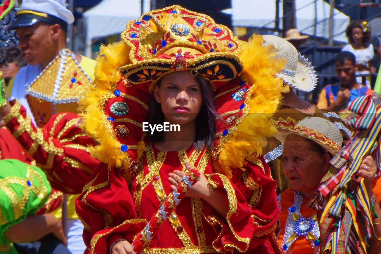 FULL LENGTH OF PEOPLE IN TRADITIONAL CLOTHING