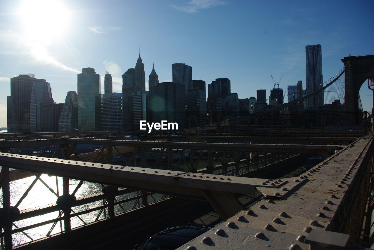 VIEW OF CITY AT WATERFRONT