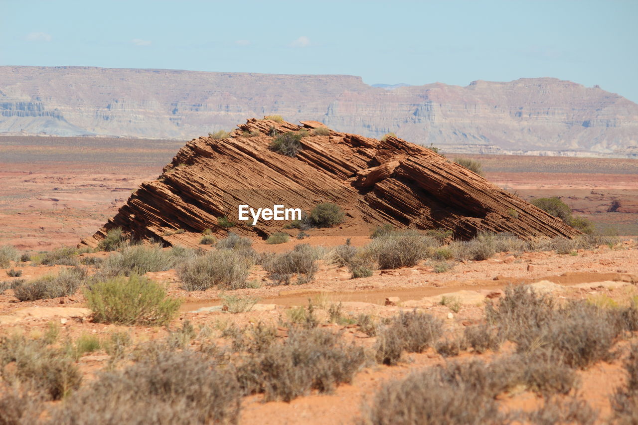 SCENIC VIEW OF ARID LANDSCAPE