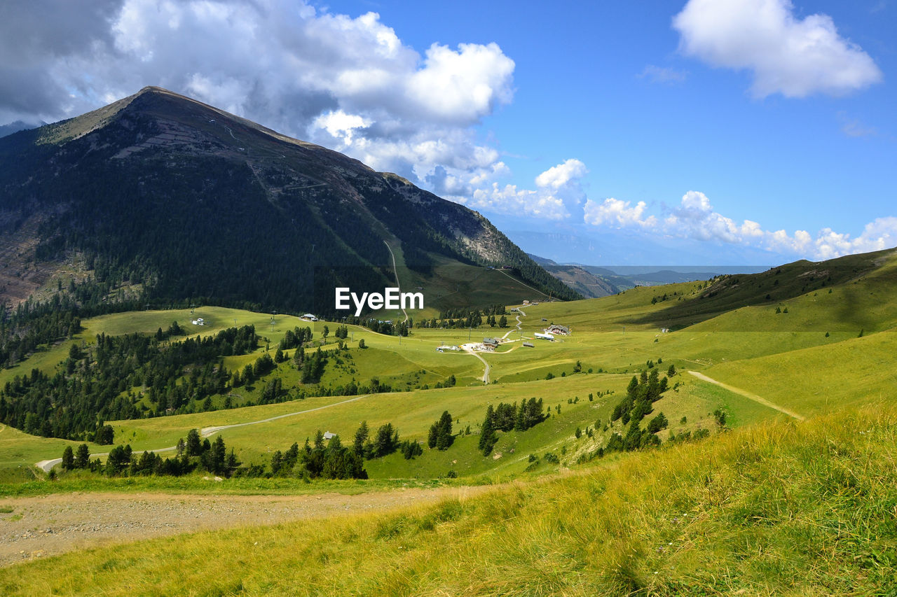 Mountains of trentino cavalese italy