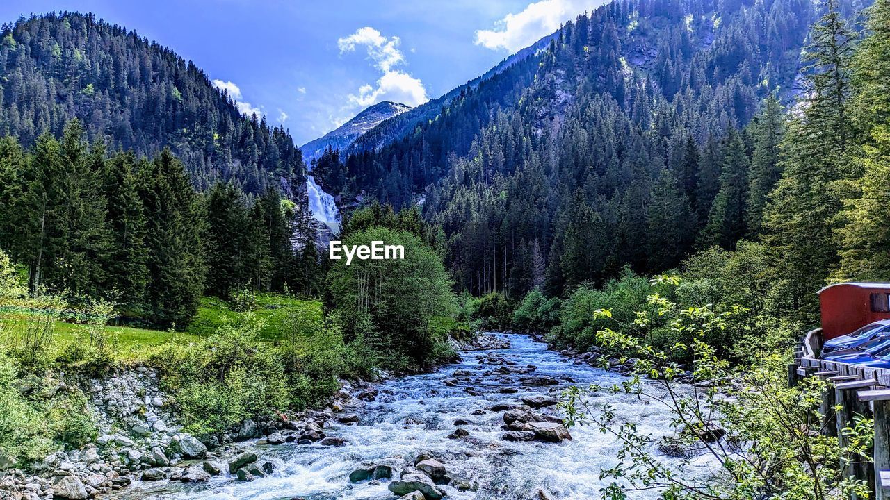 panoramic view of mountains against sky