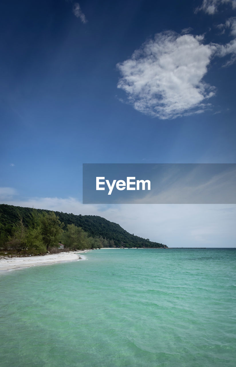 SCENIC VIEW OF BLUE SEA AGAINST SKY