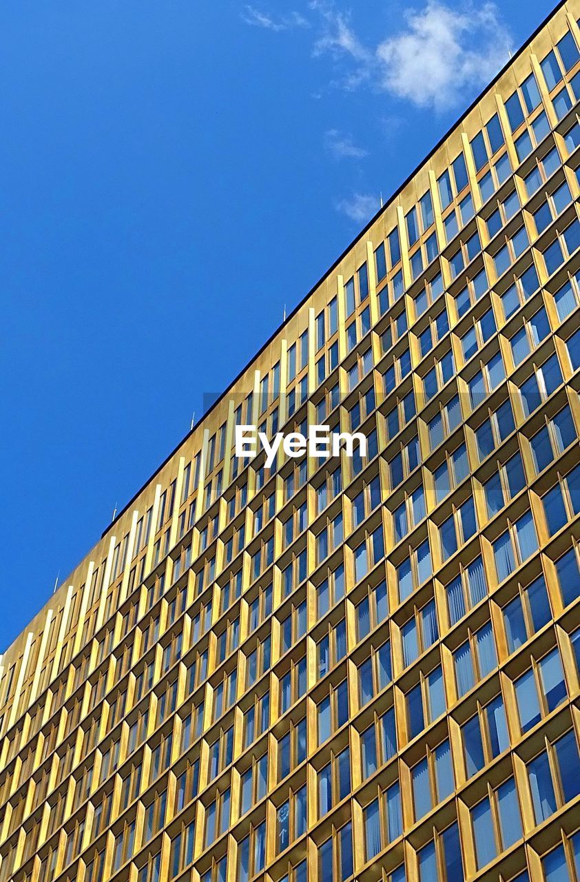 Low angle view of building against sky