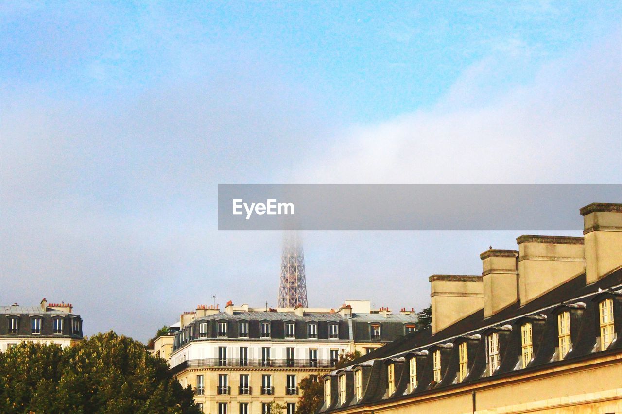 Low angle view of building against sky