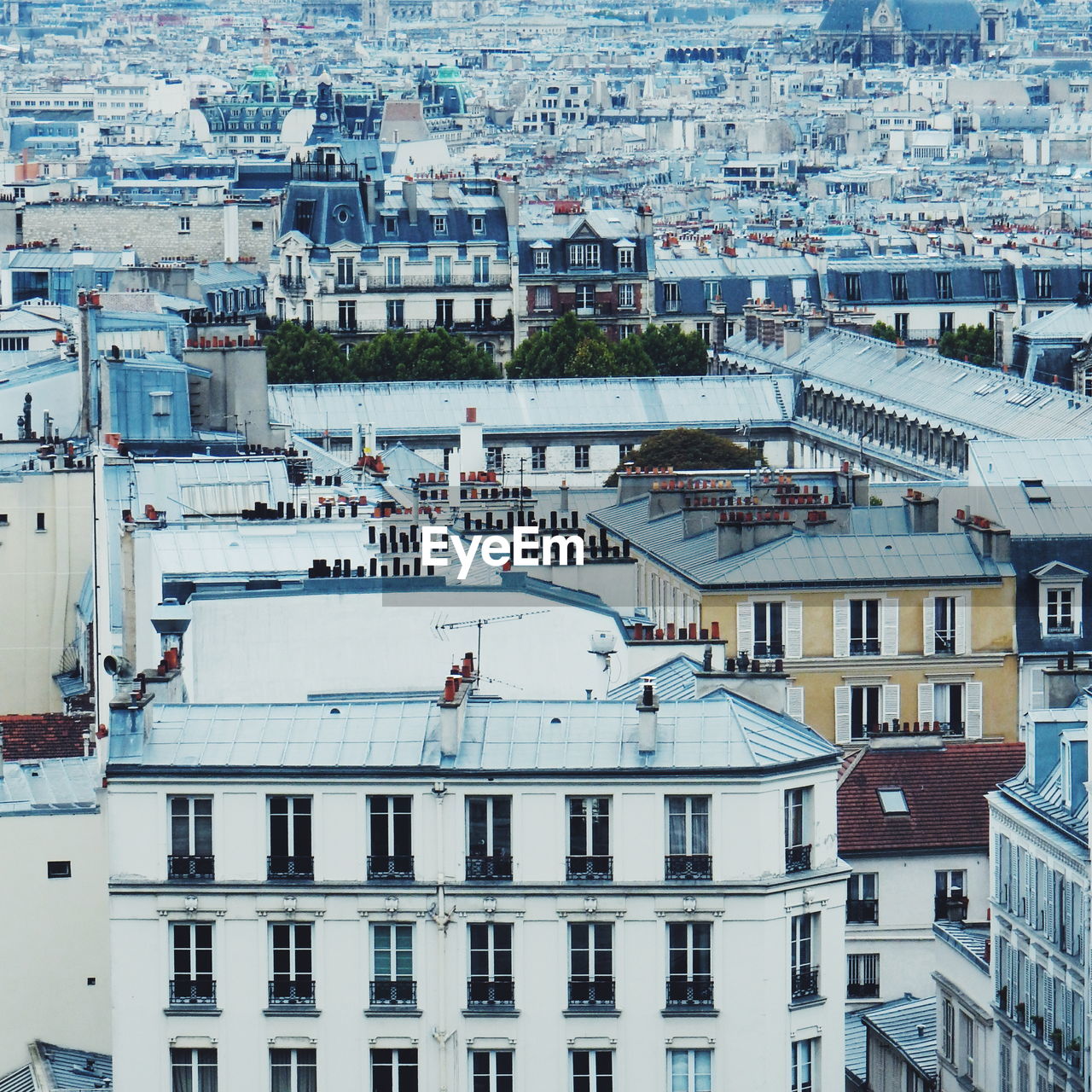 Cityscape seen through montmartre