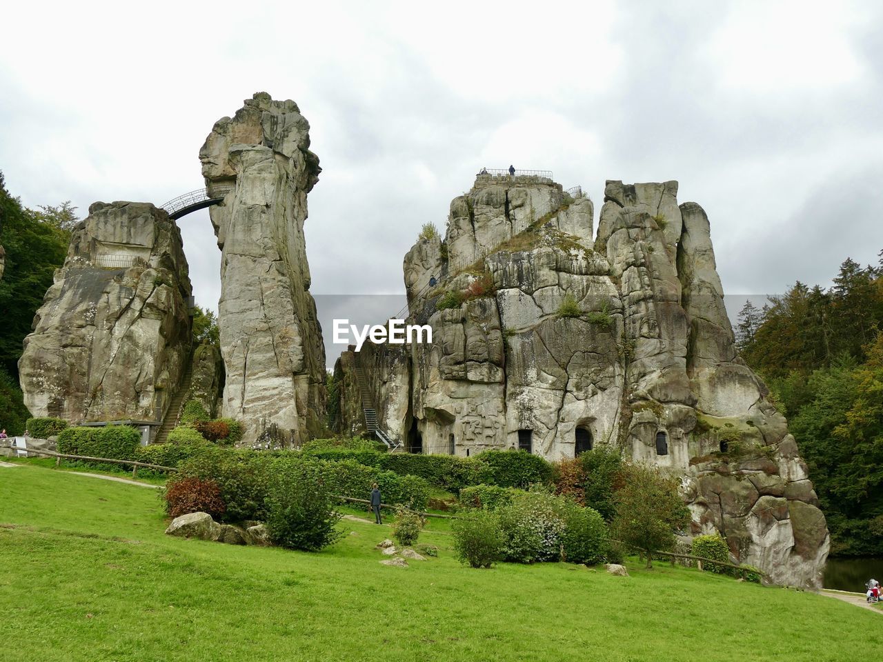 View of old ruins against sky