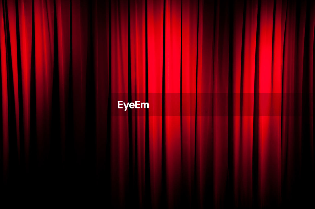 Full frame shot of red curtain