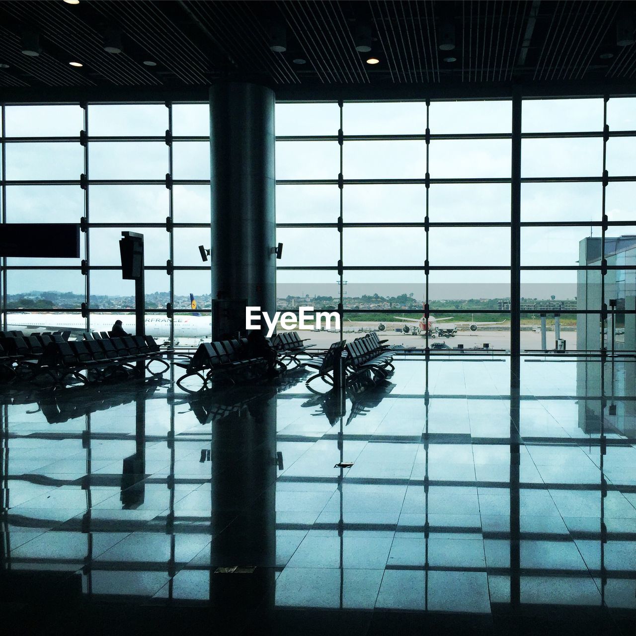 Interior of airport