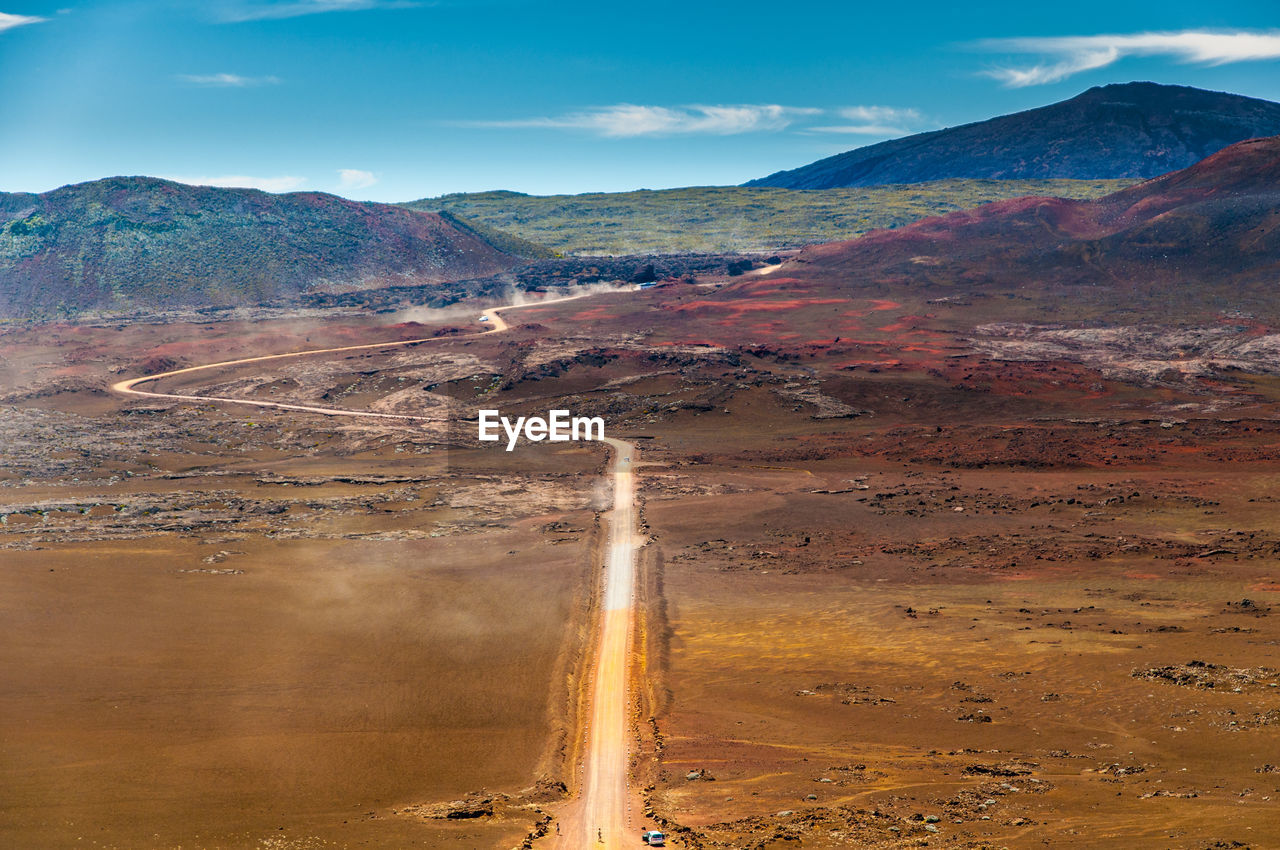AERIAL VIEW OF LANDSCAPE AGAINST SKY