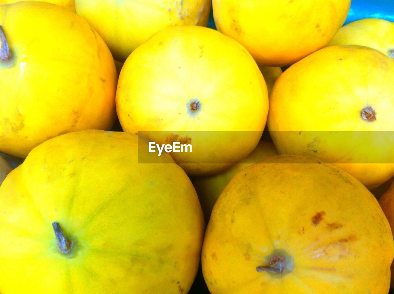 Close-up of lemons for sale in market