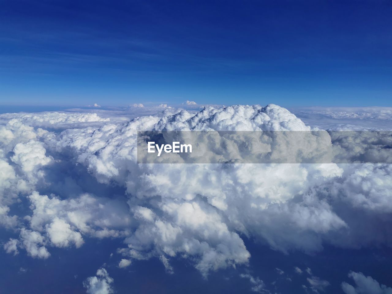 Scenic view of cloudscape against blue sky