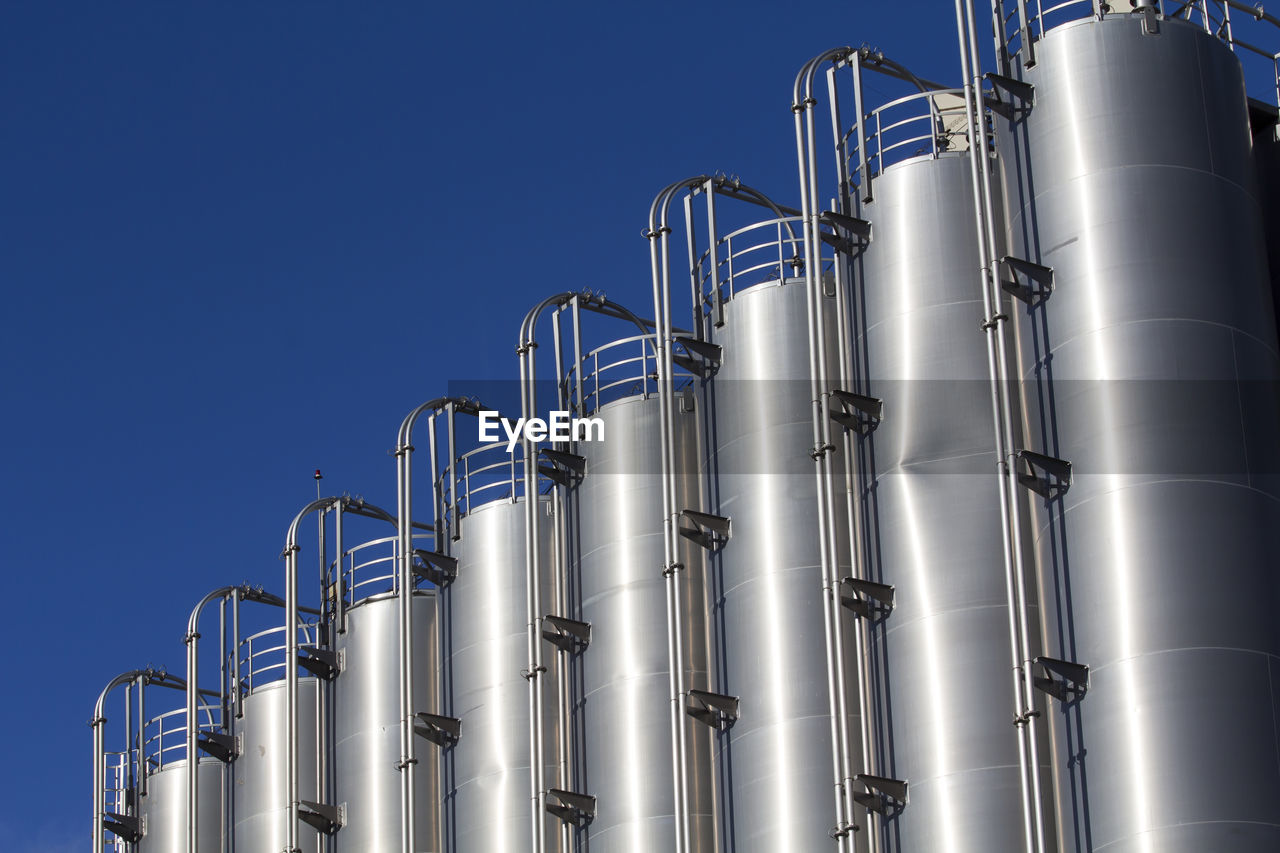 Industrial silos in the chemical industry