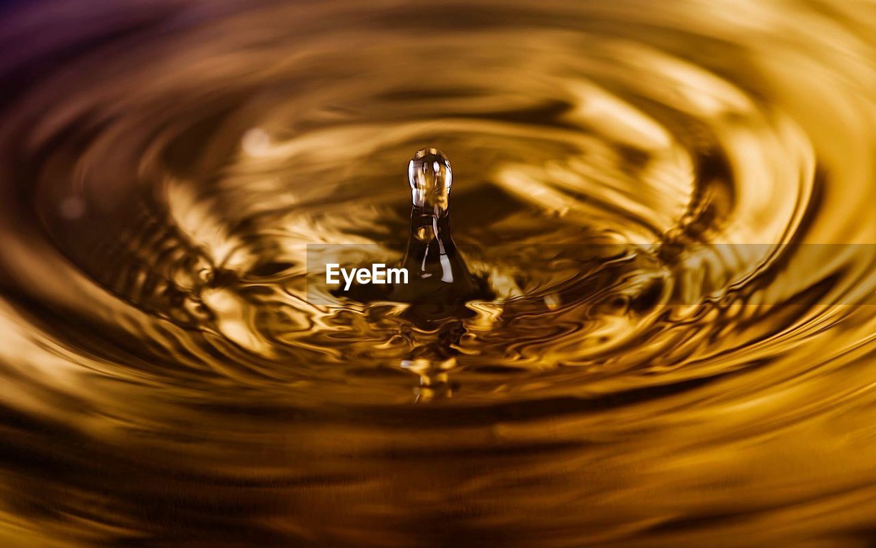 Close-up of rippled water